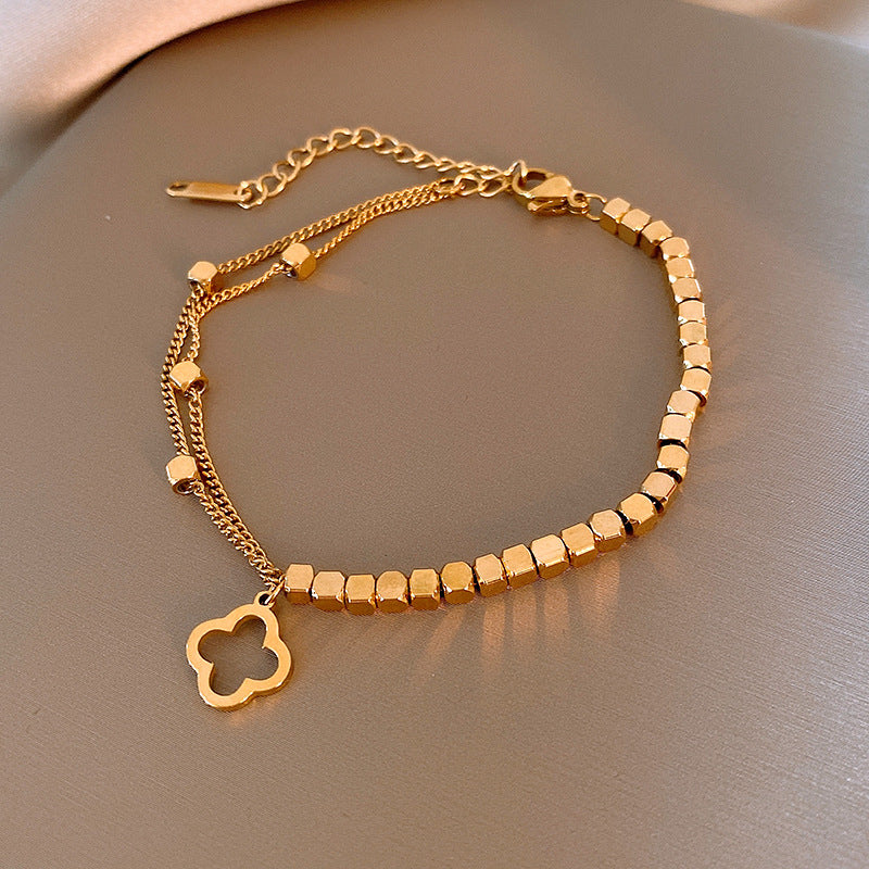 Flower Square Bracelet