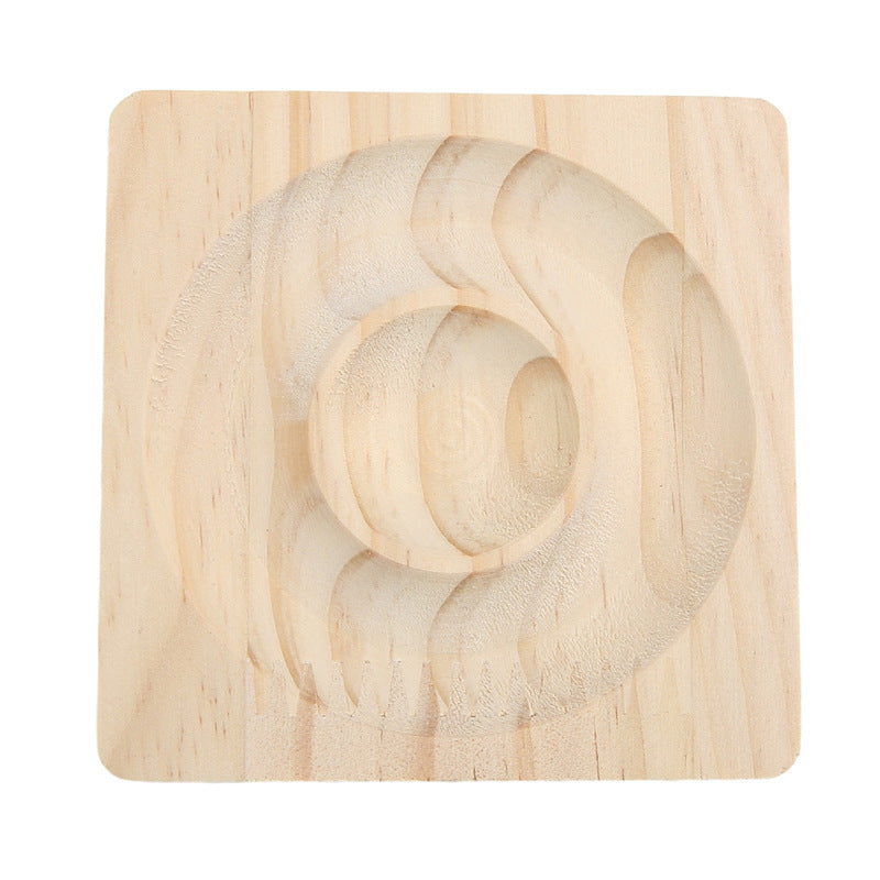 Pine Wood Color Bracelet Display Plate