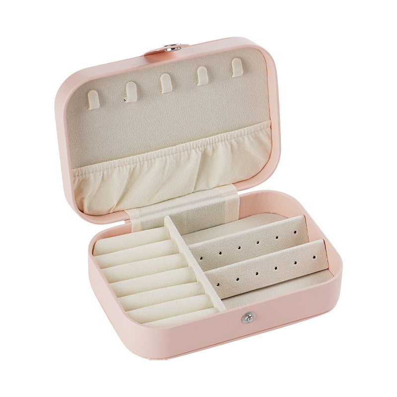 Travel Portable Zipper Jewelry Box