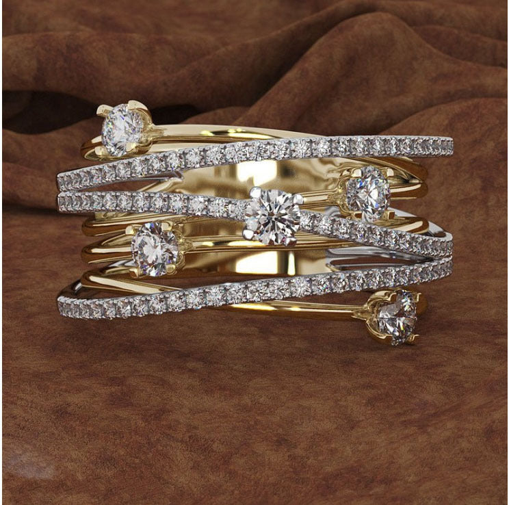 Cross Color Coded Ring