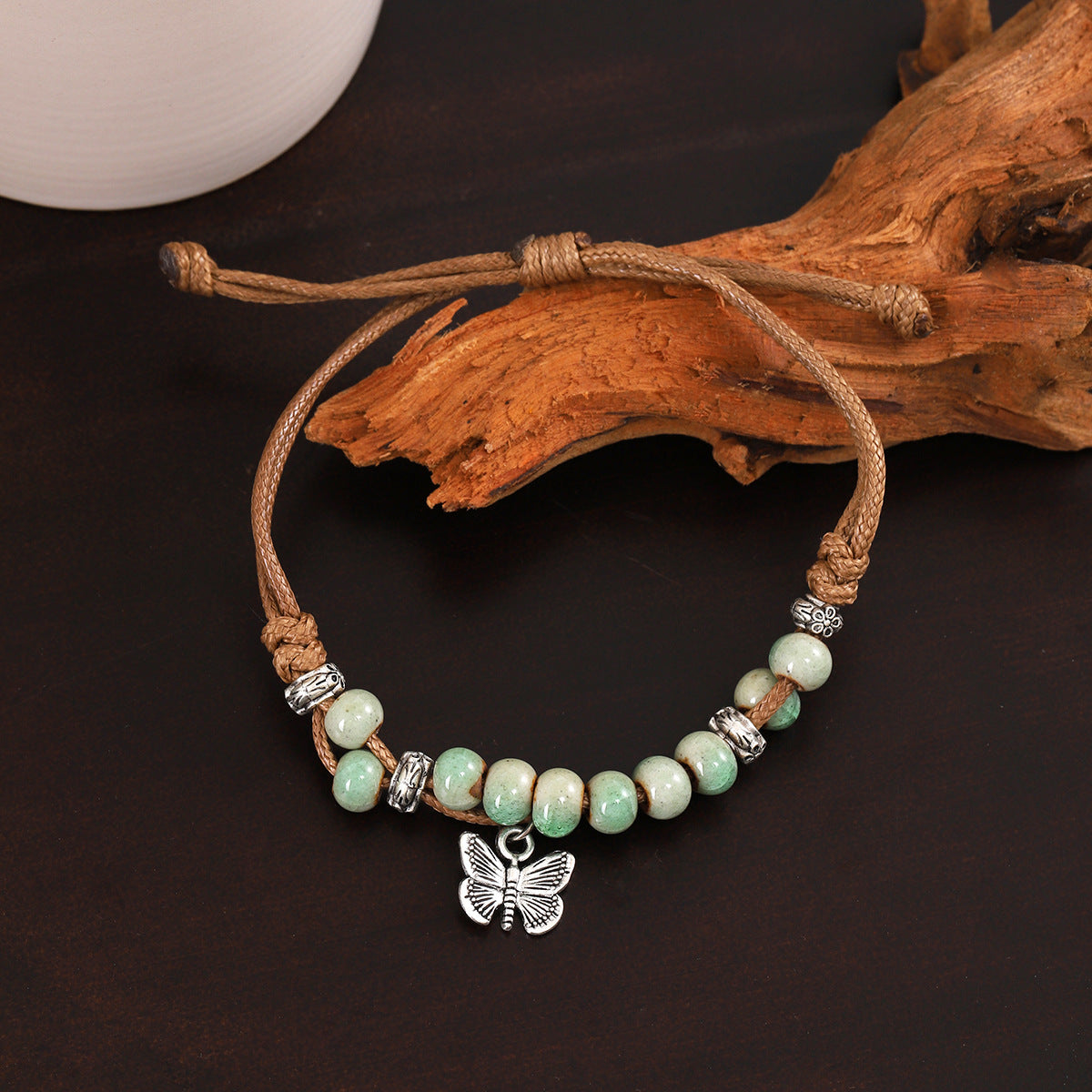 Butterfly Beaded Bracelet