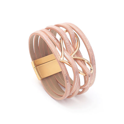 Colorful Multi-layer Leather Bracelets