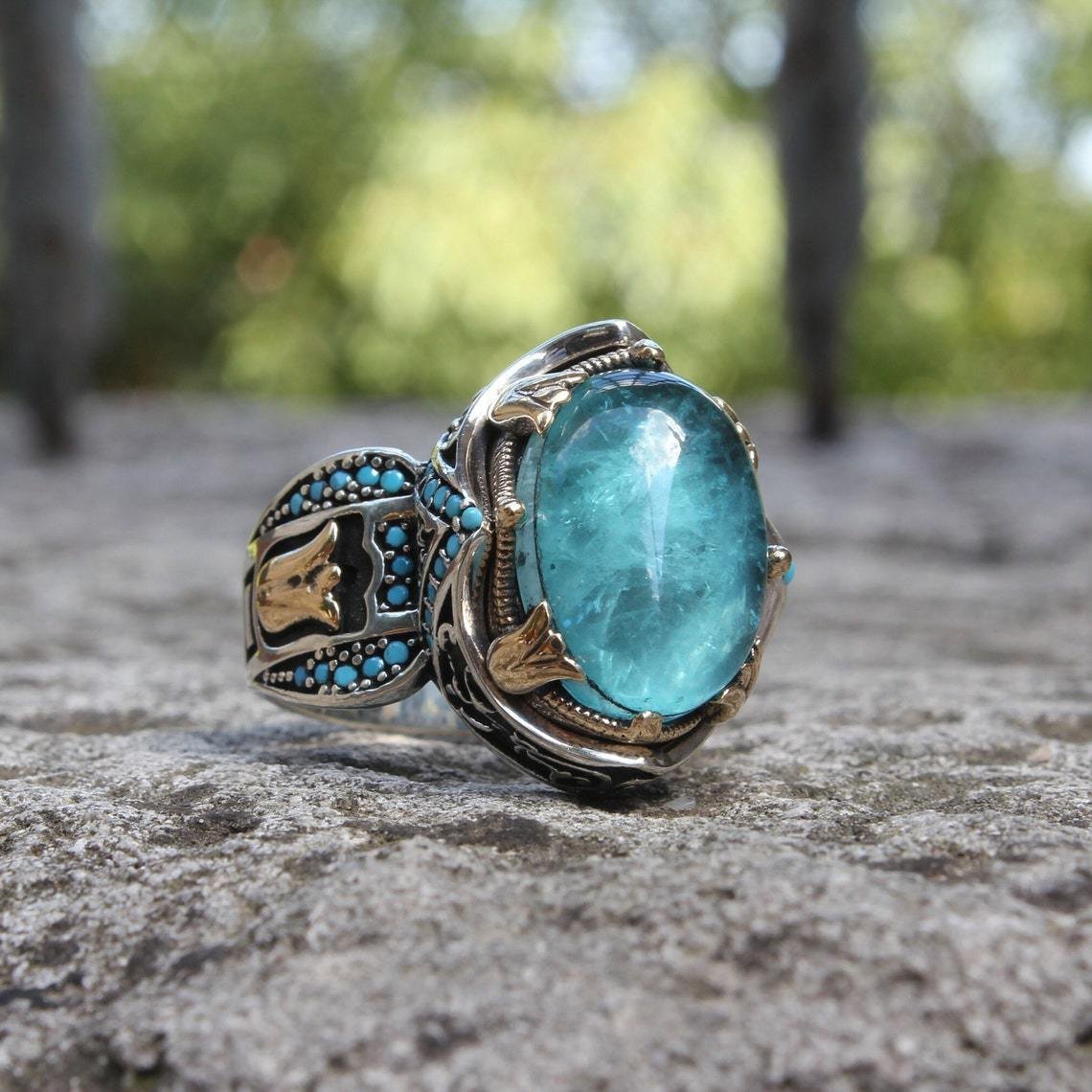 🔥🔥Last Day 49% OFF🎁Luxury Sapphire Carving Ring