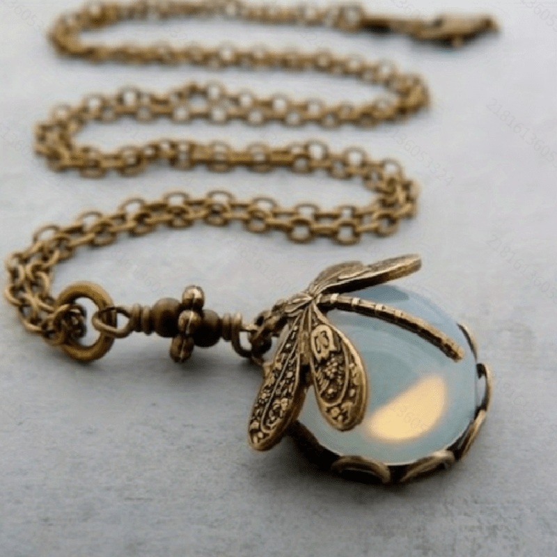 Vintage Dragonfly Necklace