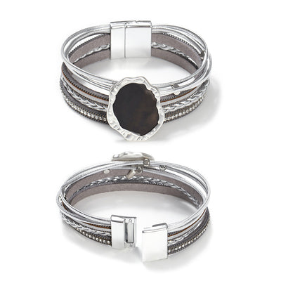 Magic Mirror Accessories Leather Bracelets