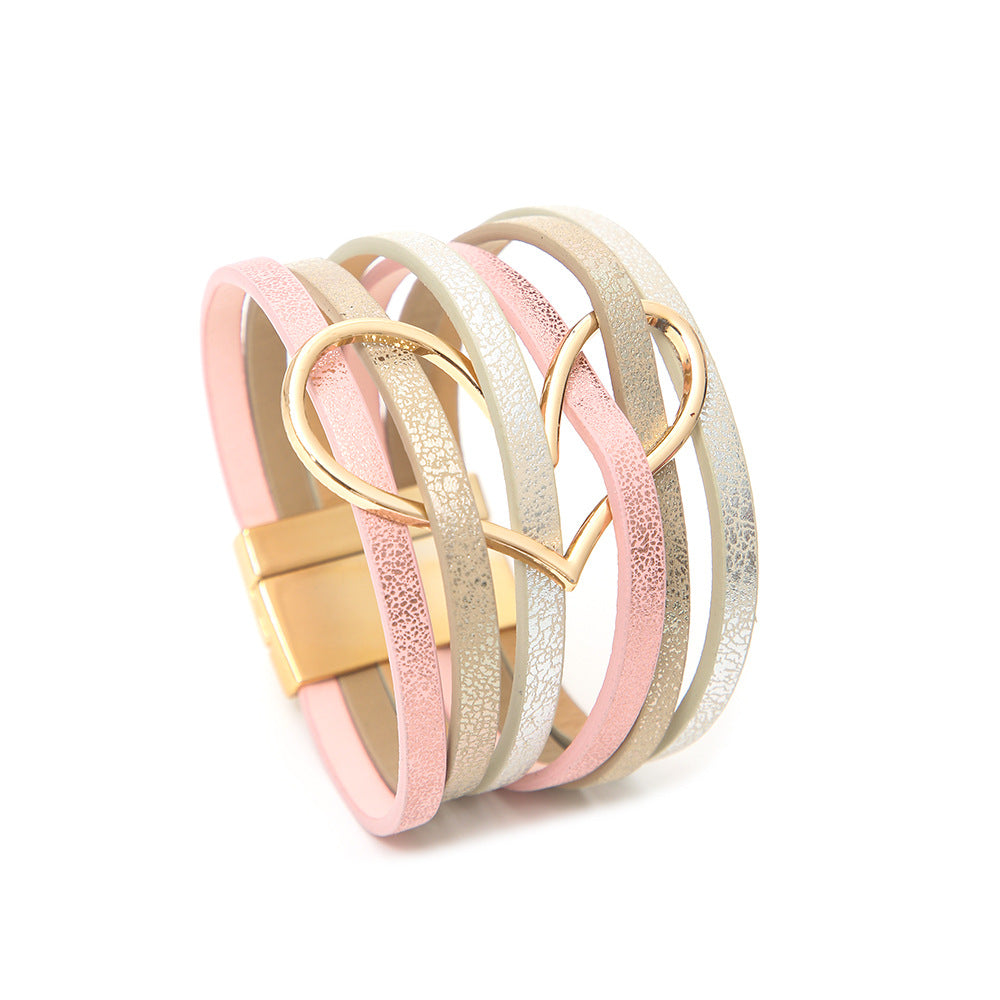 Colorful Multi-layer Leather Bracelets