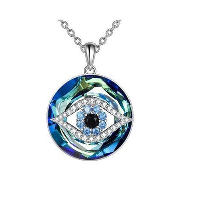 Necklais Cylch Cristal Blodyn Heliwm