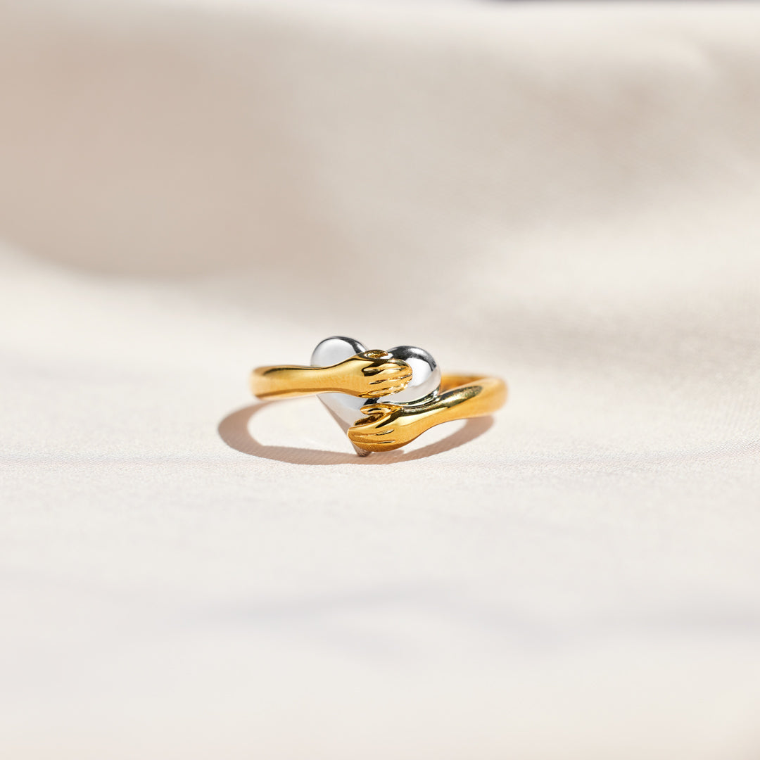 🔥 50% OFF FOR 2nd Item 🎁Feel My Love Hug Heart Ring