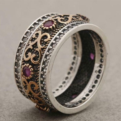 🔥Last Day 49% OFF🎁Antique Boho Gemstone Ring