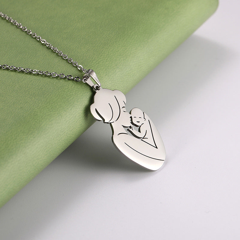 Mom And Baby Necklace