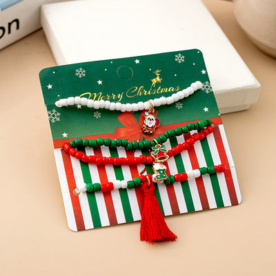 Christmas Deer Bell Bracelet
