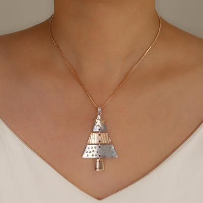 Christmas Pine Tree Necklace