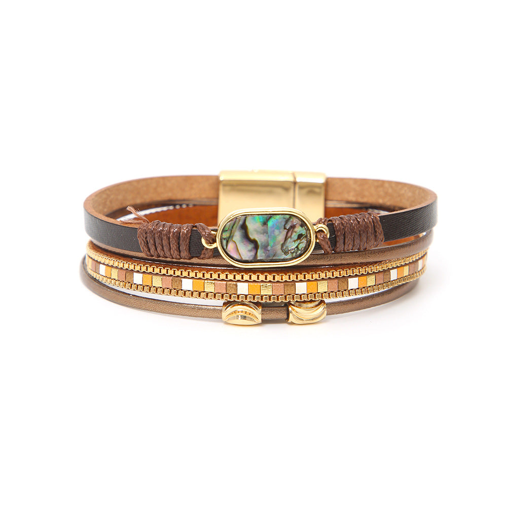 Forest Series  Multi-layer Leather Bracelets