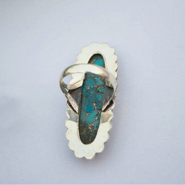 Diwrnod olaf - Disgownt o 49% 🎁 Ffwrnais Boho Las Gwyrdd Ymylol
