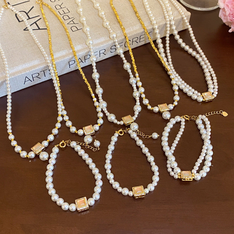Cherry Blossom Pearl Necklace