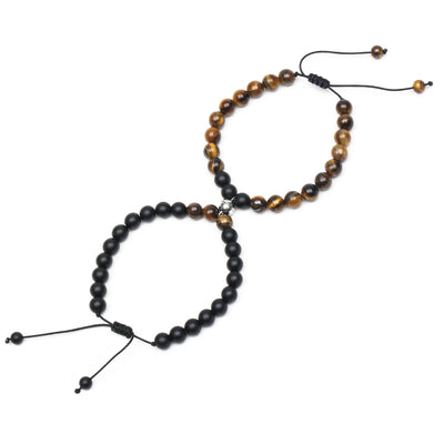 Colorful Stone Weaving Bracelet Couple Bracelet
