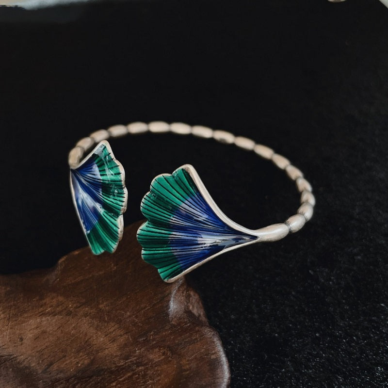 Ginkgo leaf bracelet