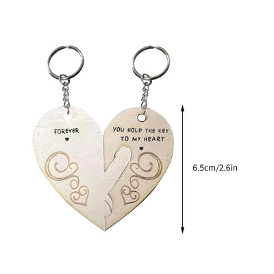 🔥Last Day 49% OFF🔥You Hold The Key to My Heart & Forever Couple Keychain