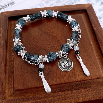 Bamboo Knot Colored Glaze Bracelet