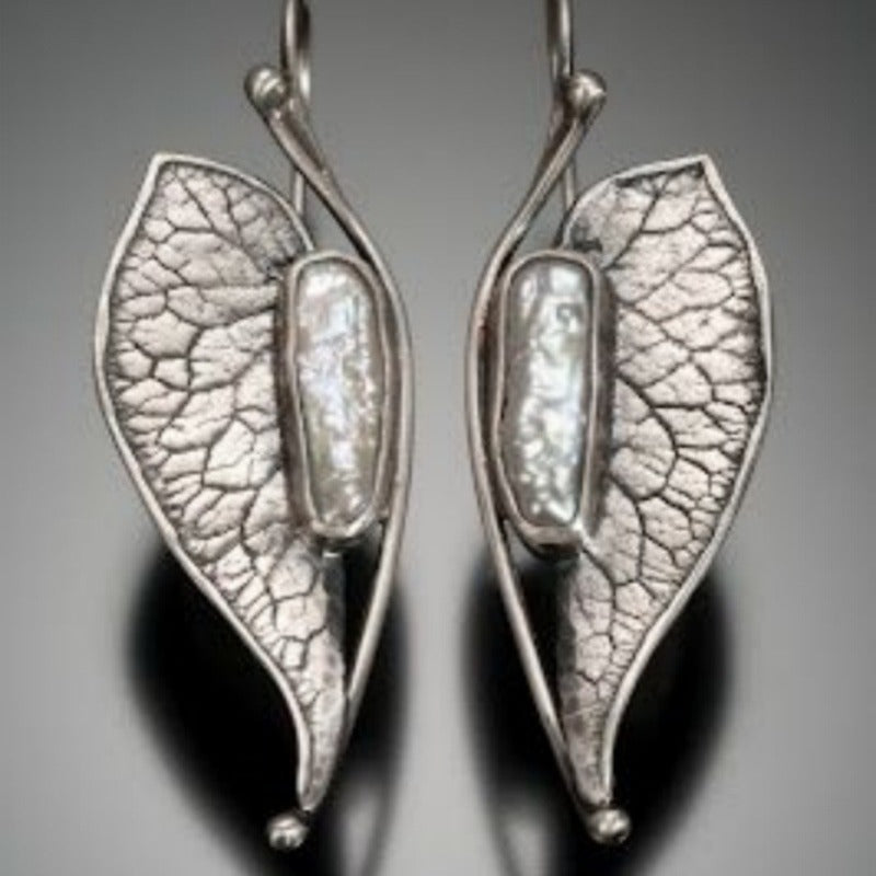 Vintage Leaf Shaped Earrings