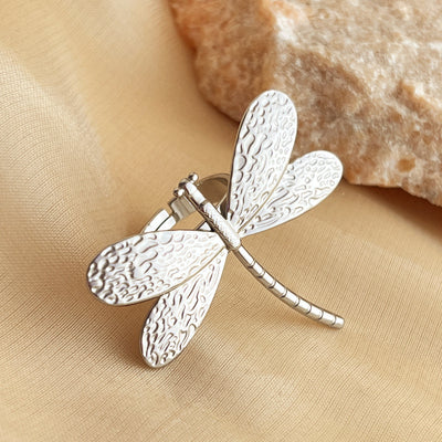 Dragonfly Open Ring For Couples