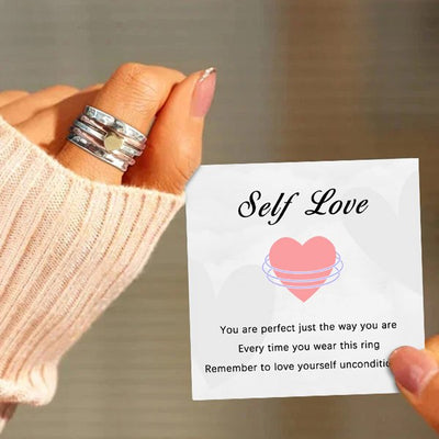 🔥 50% OFF FOR 2nd Item 🎁 Self Love Spinner Heart Ring💖