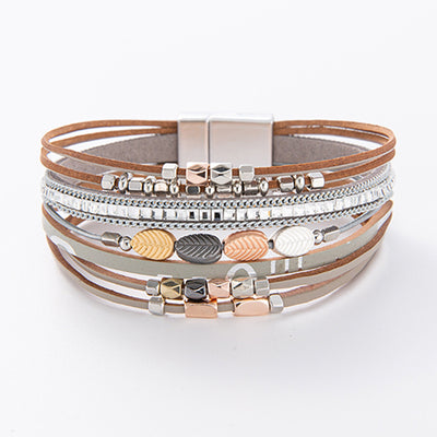 Summer Beach Leather Bracelet