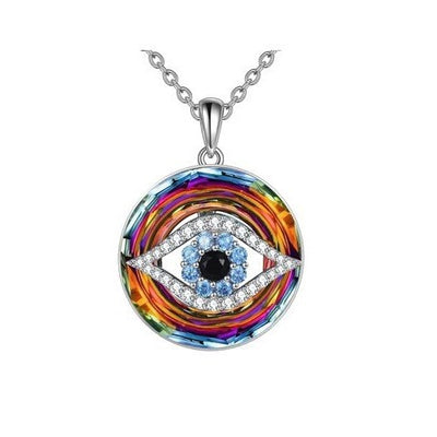 Necklais Cylch Cristal Blodyn Heliwm