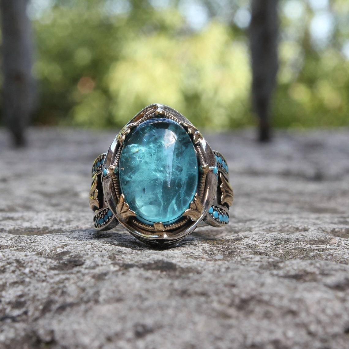 🔥🔥Last Day 49% OFF🎁Luxury Sapphire Carving Ring