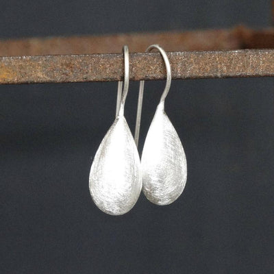 Water Droplet Shaped Wire Earrings