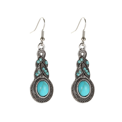 Set Clecs Cristal Turquesa Vintage