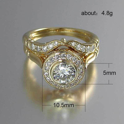 14k Gold Diamond Ring