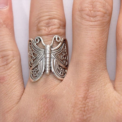 🔥🔥Last Day 49% OFF🎁Vintage Butterfly Ring