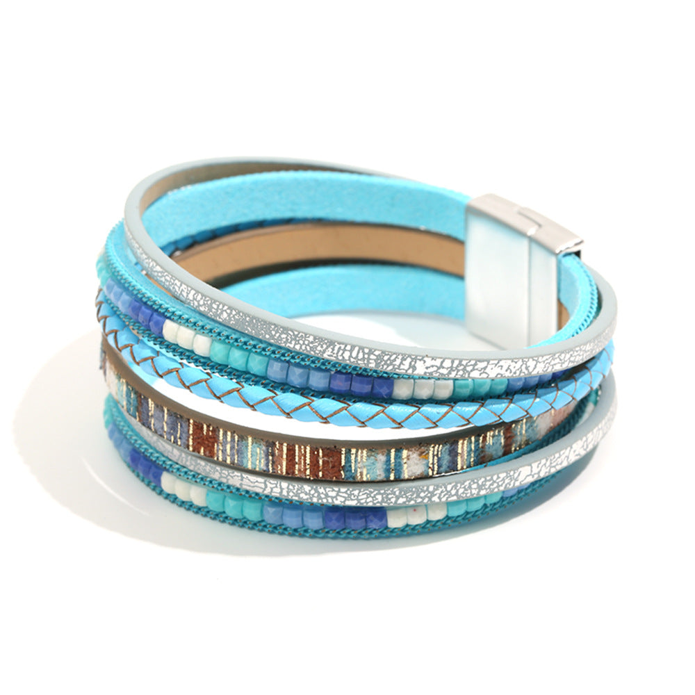 Multi-layer Leather Bracelet
