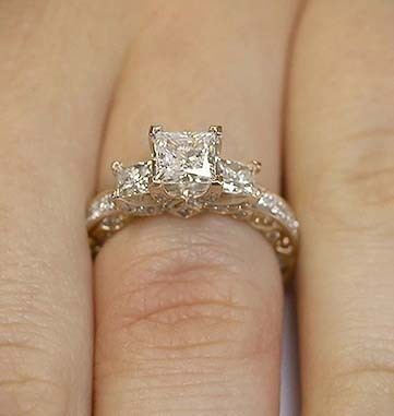 Full Diamond Rose Gold Ring