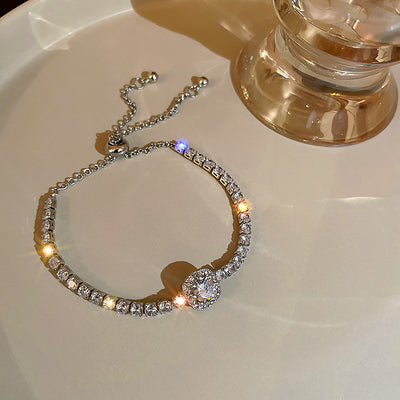 Square Diamond Studded Bracelet