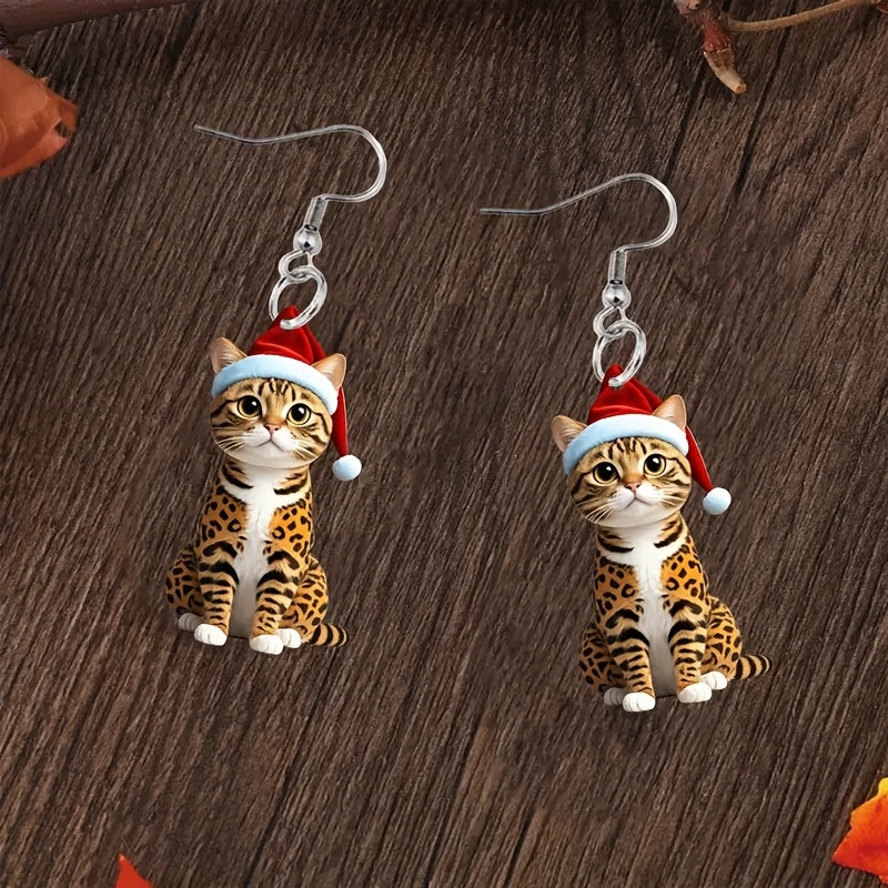 Gwisg Nadolig Cynhyrchu Cartŵn Clustiau Ocelot