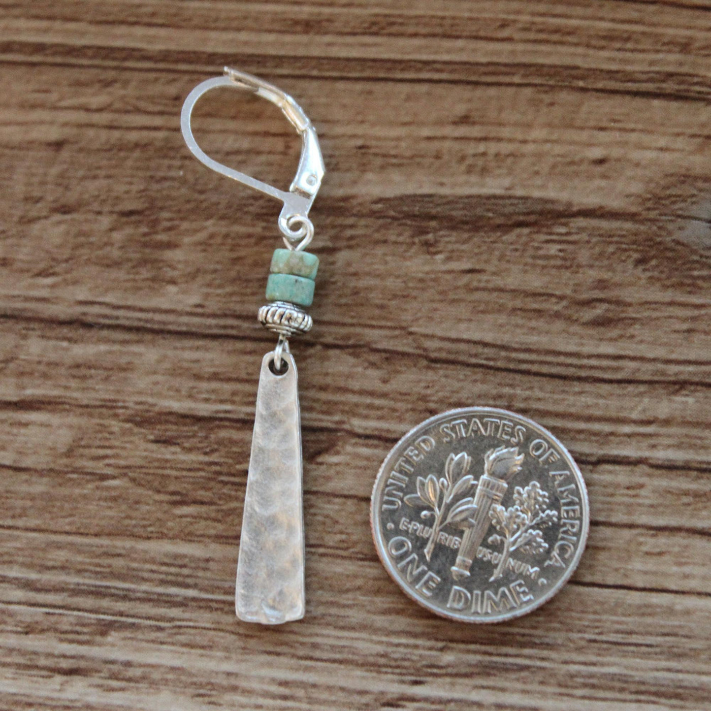 Vintage Turquoise Silver Bobo Earrings