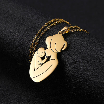Mom And Baby Necklace