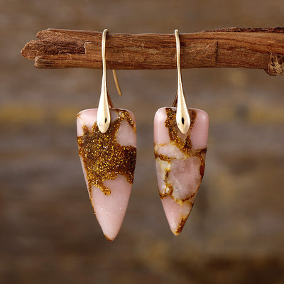 Vintage Natural Stone Earrings
