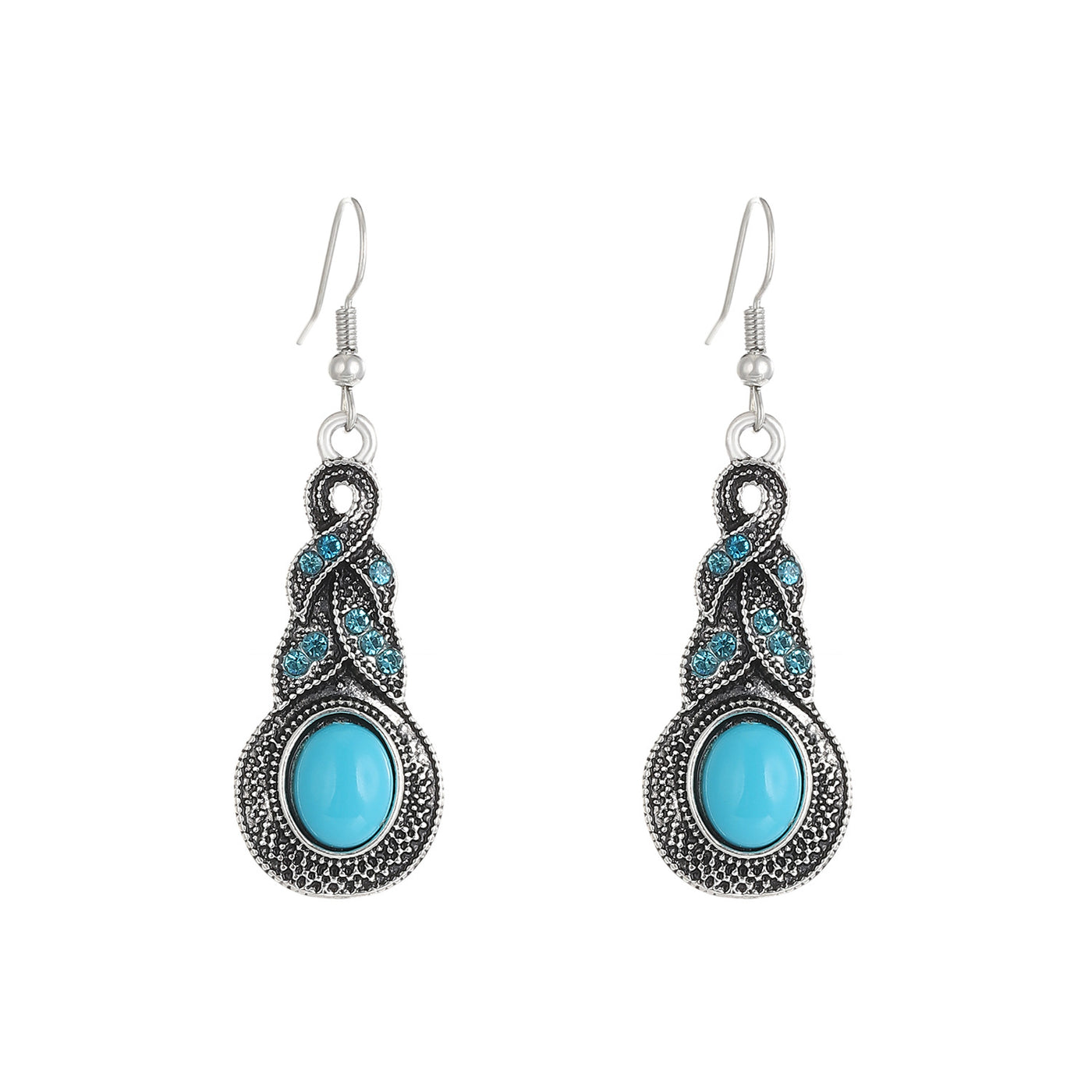 Set Clecs Cristal Turquesa Vintage