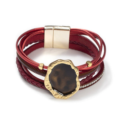 Magic Mirror Accessories Leather Bracelets