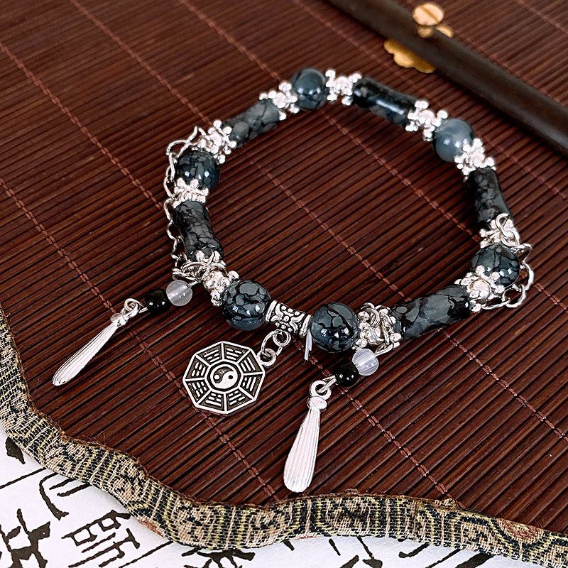 Bamboo Knot Colored Glaze Bracelet