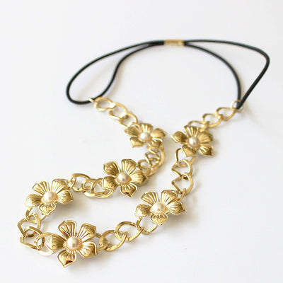 Pearl Small Flower Headband