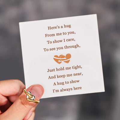 🔥 50% OFF FOR 2nd Item 🎁Feel My Love Hug Heart Ring