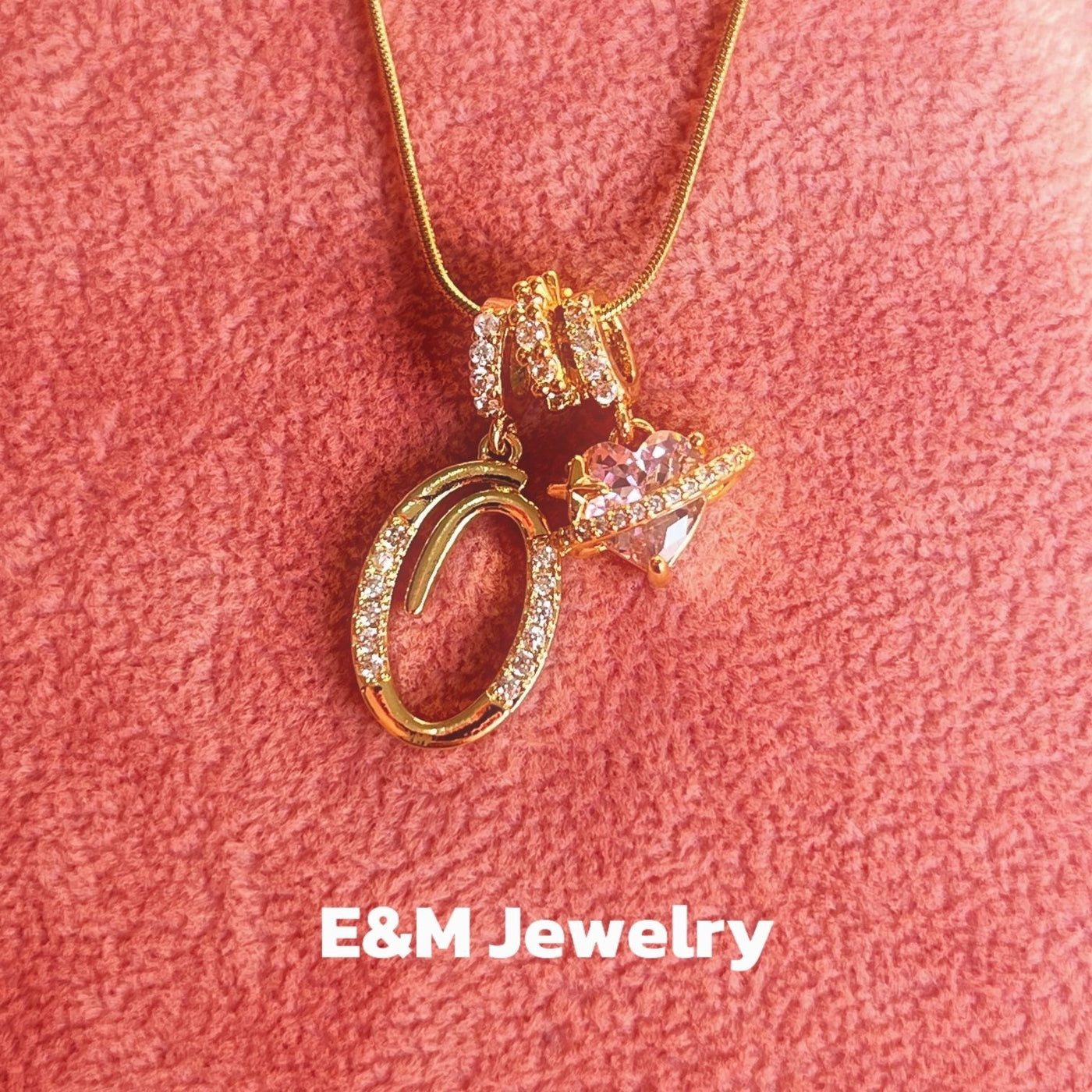 Personalized Custom 18K Gold Plated Alphabet Necklace, Artistic Design Name Necklace, Fashionable Exquisite Gift for Women and Girls