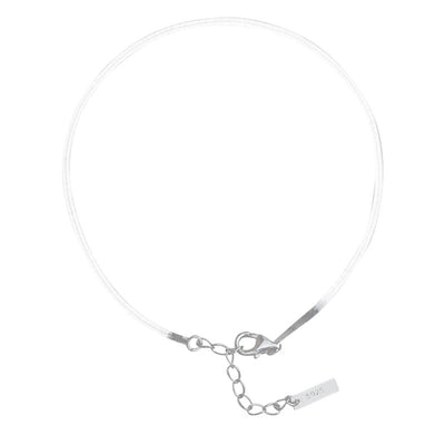 Geometric Square Brand Foot Chain