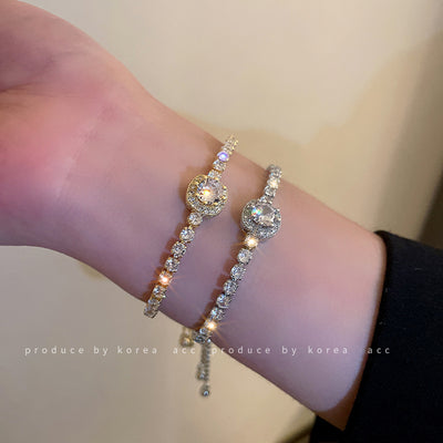 Square Diamond Studded Bracelet