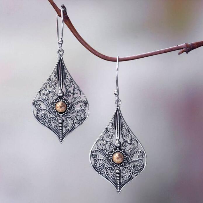 Retro  Hollow Pattern  Earrings