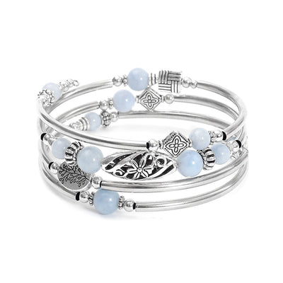 Multi-layer Turquoise Wrapped  Bracelet